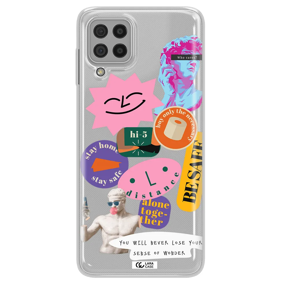 Be Safe Samsung A22 4g Clear TPU Case