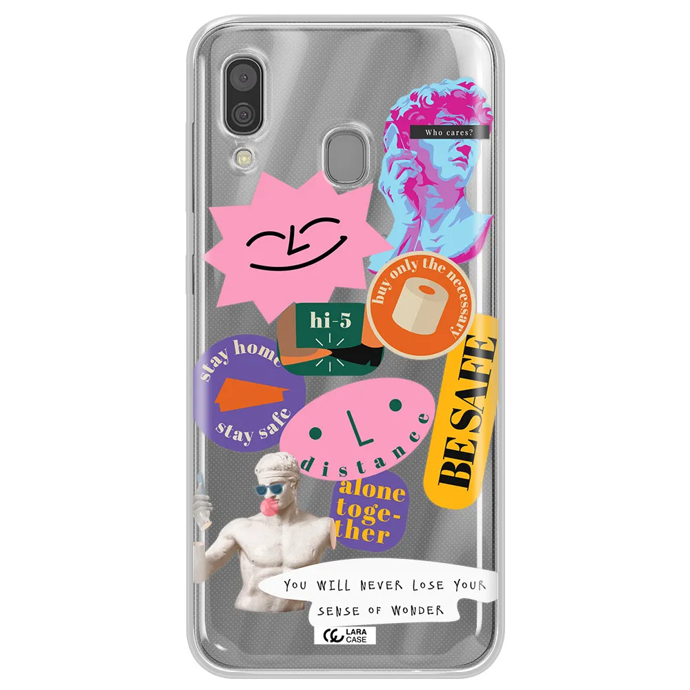 Be Safe Samsung A30 Clear TPU Case