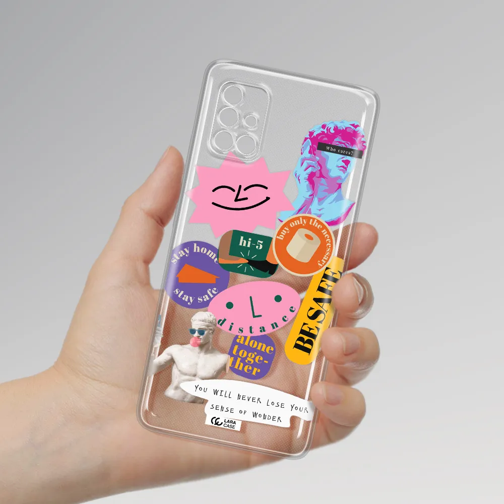 Be Safe Samsung A40S Clear Tpu Case