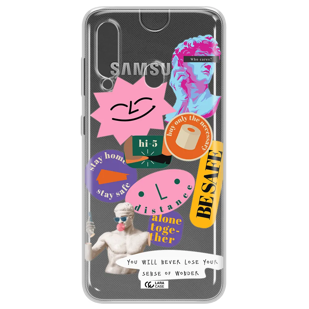 Be Safe Samsung A60 Clear TPU Case