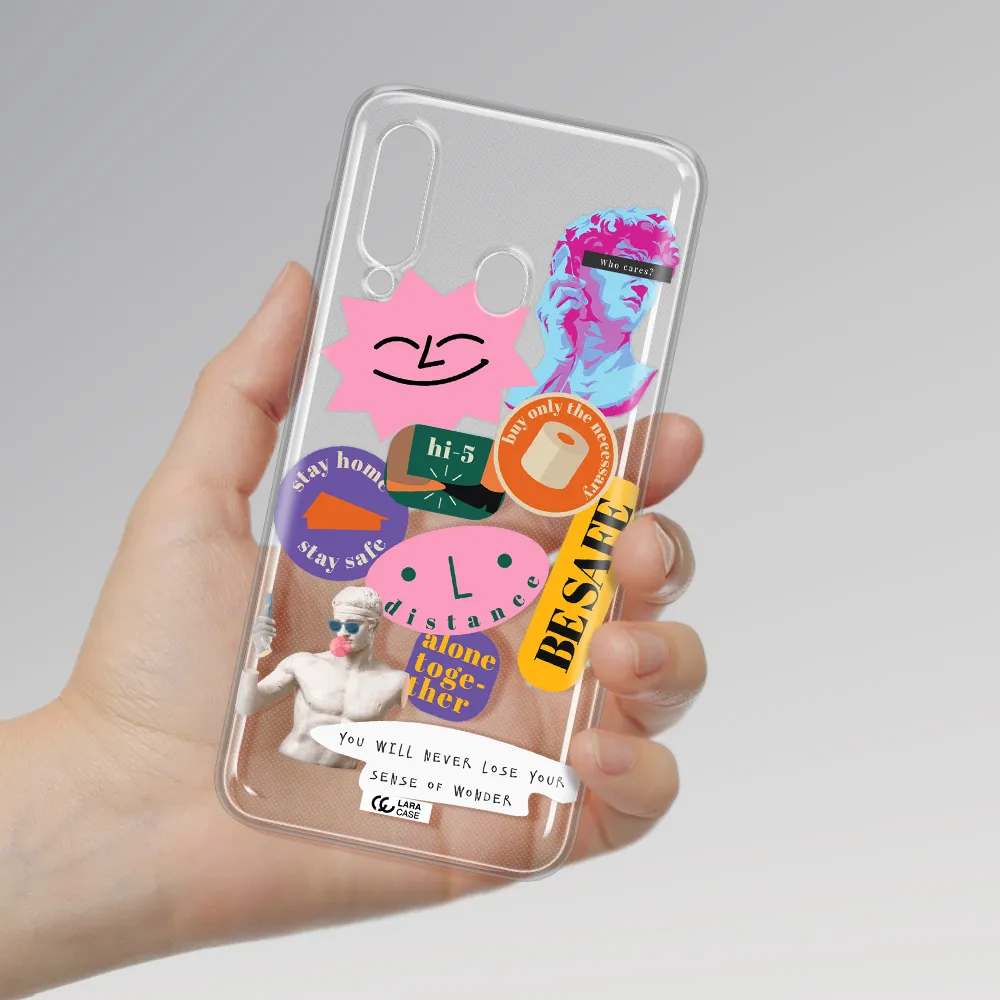 Be Safe Samsung A60 Clear TPU Case