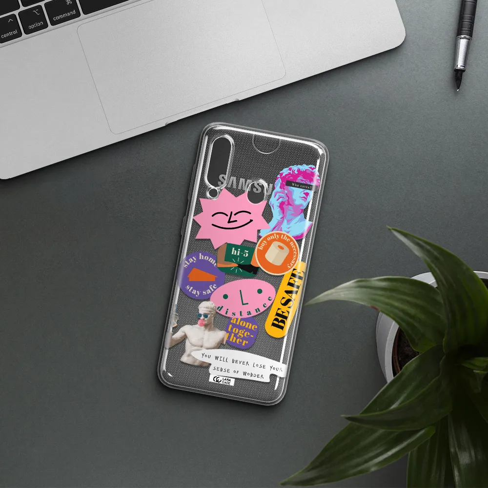 Be Safe Samsung A60 Clear TPU Case