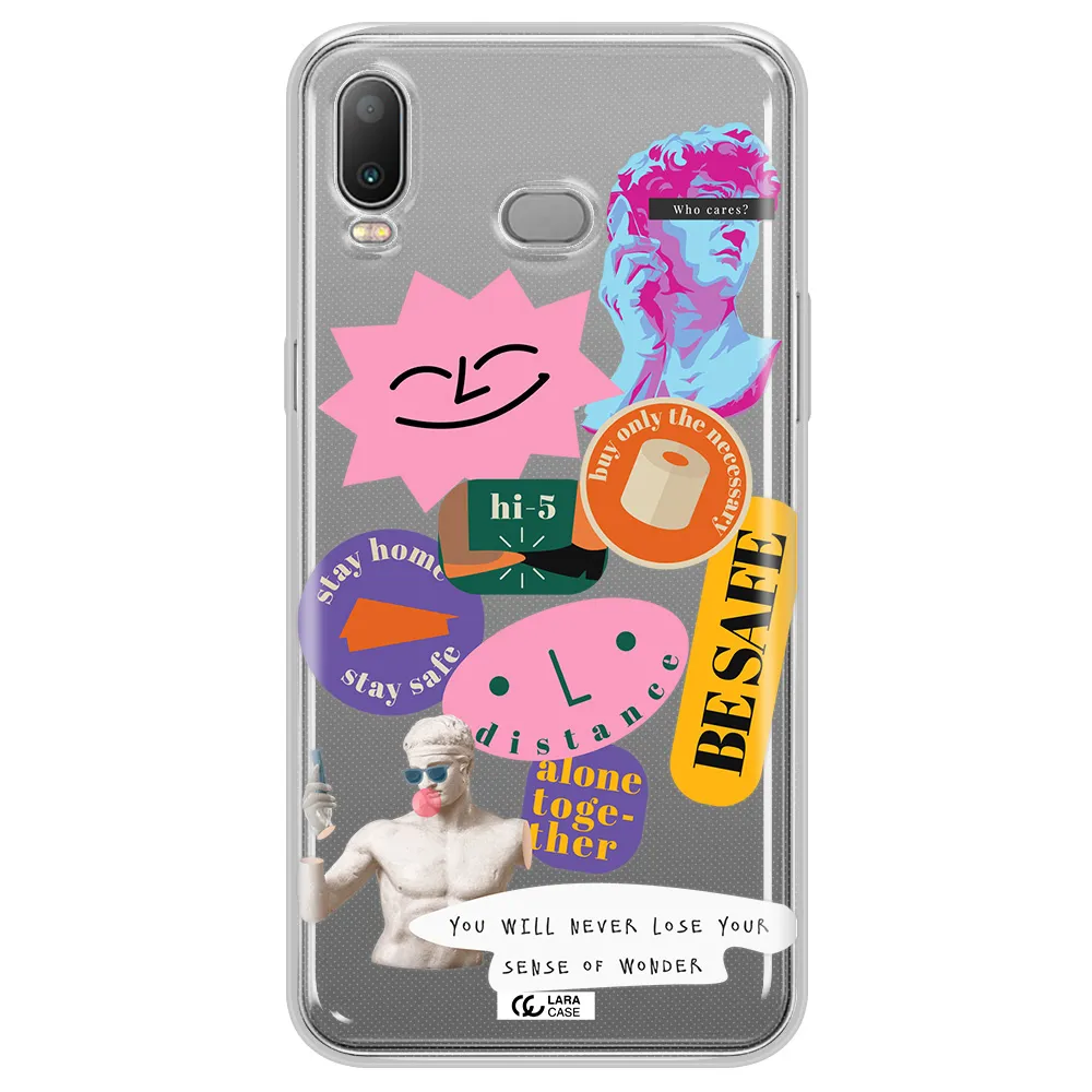 Be Safe Samsung A6S Clear TPU Case