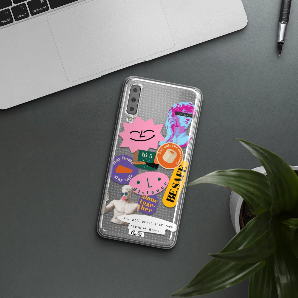 Be Safe Samsung A7 2018 Clear TPU Case