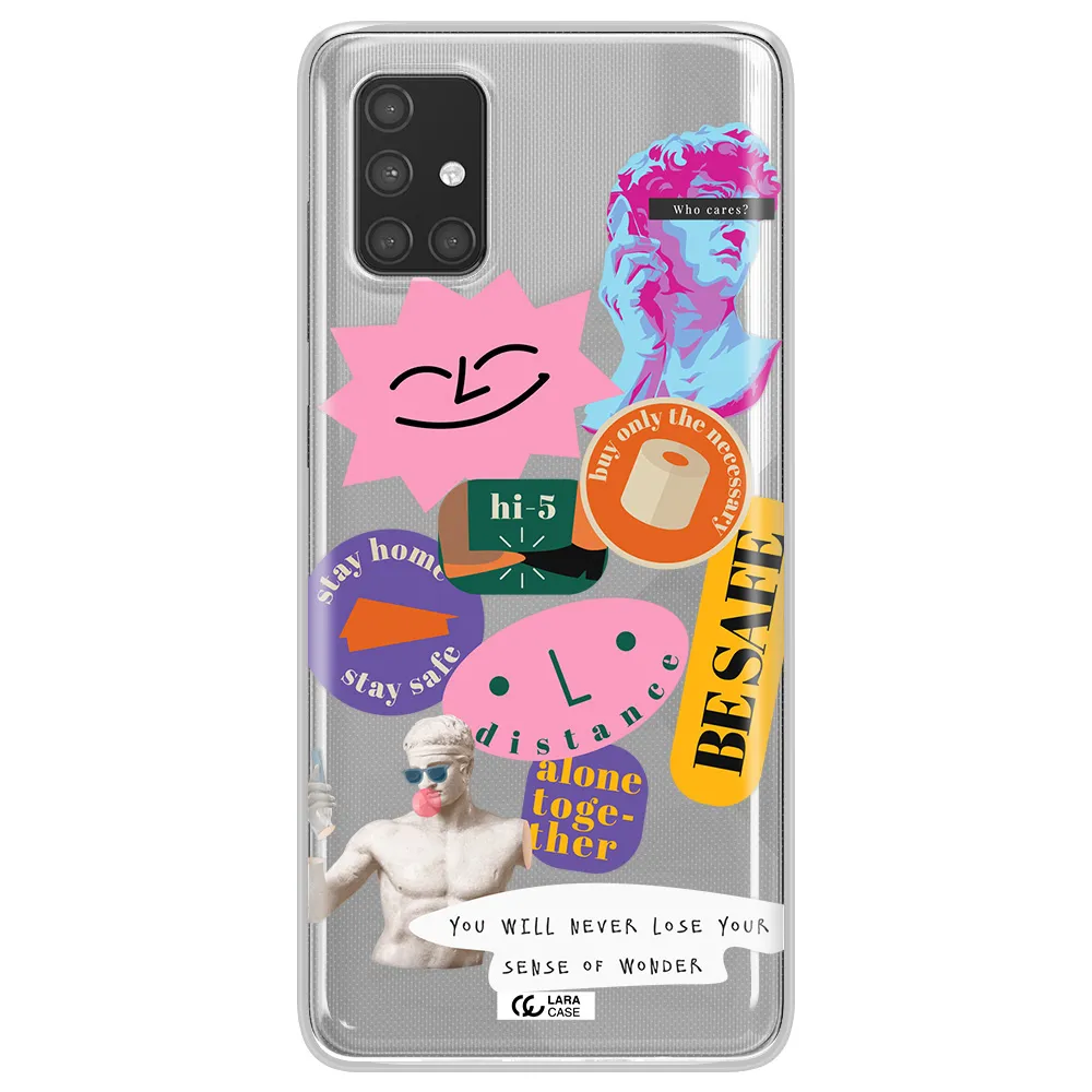 Be Safe Samsung A71 Clear TPU Case