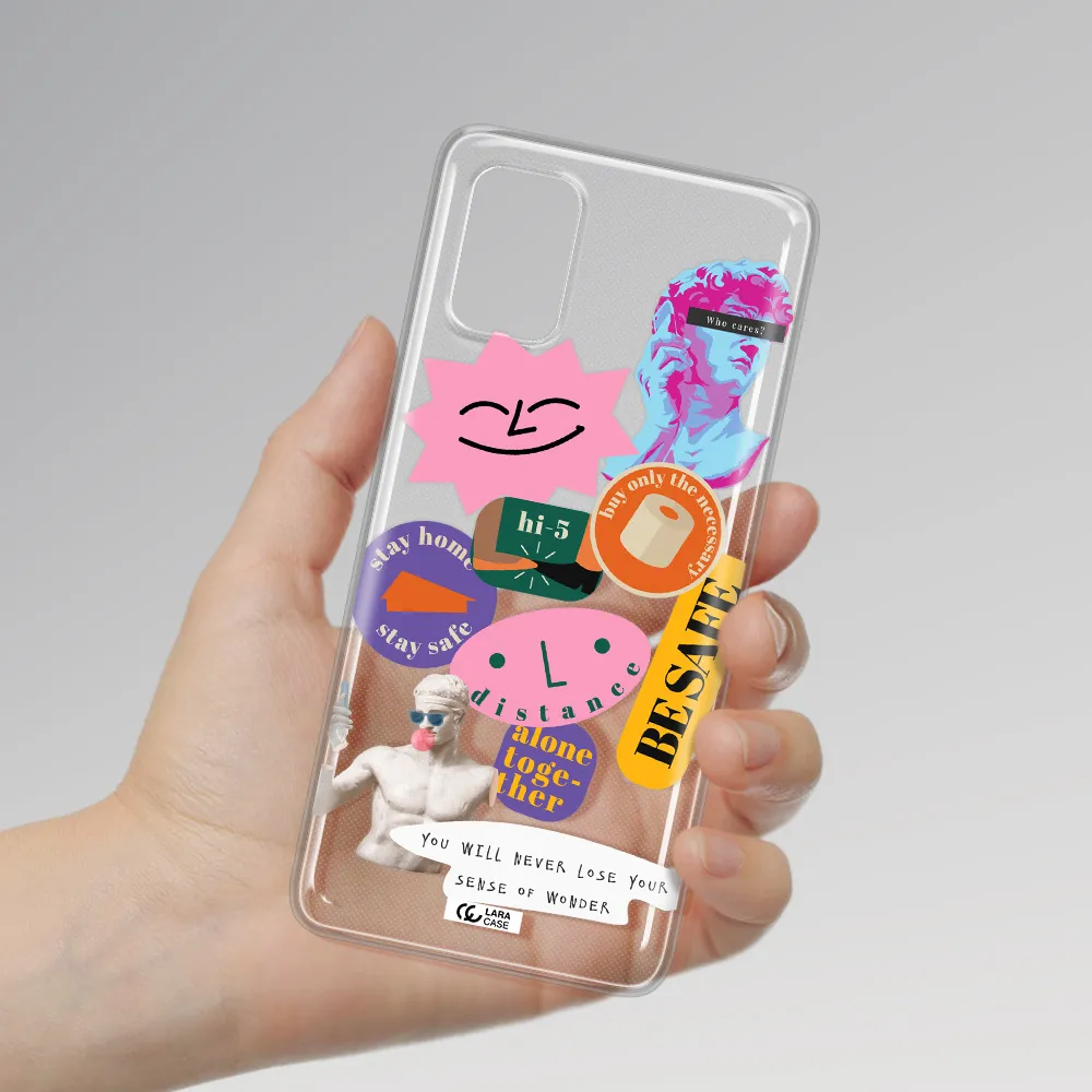 Be Safe Samsung A71 Clear TPU Case