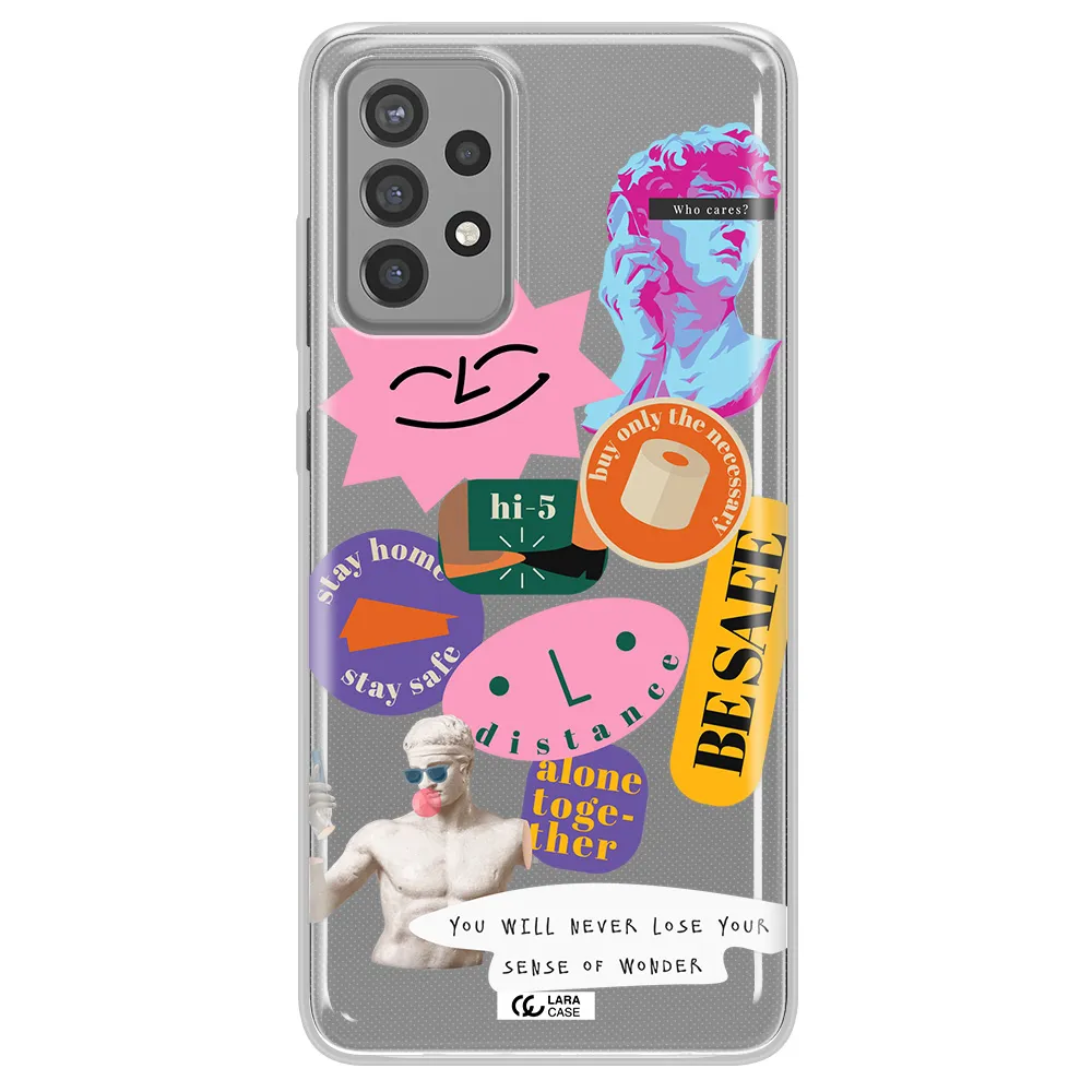 Be Safe Samsung A72 Clear TPU Case