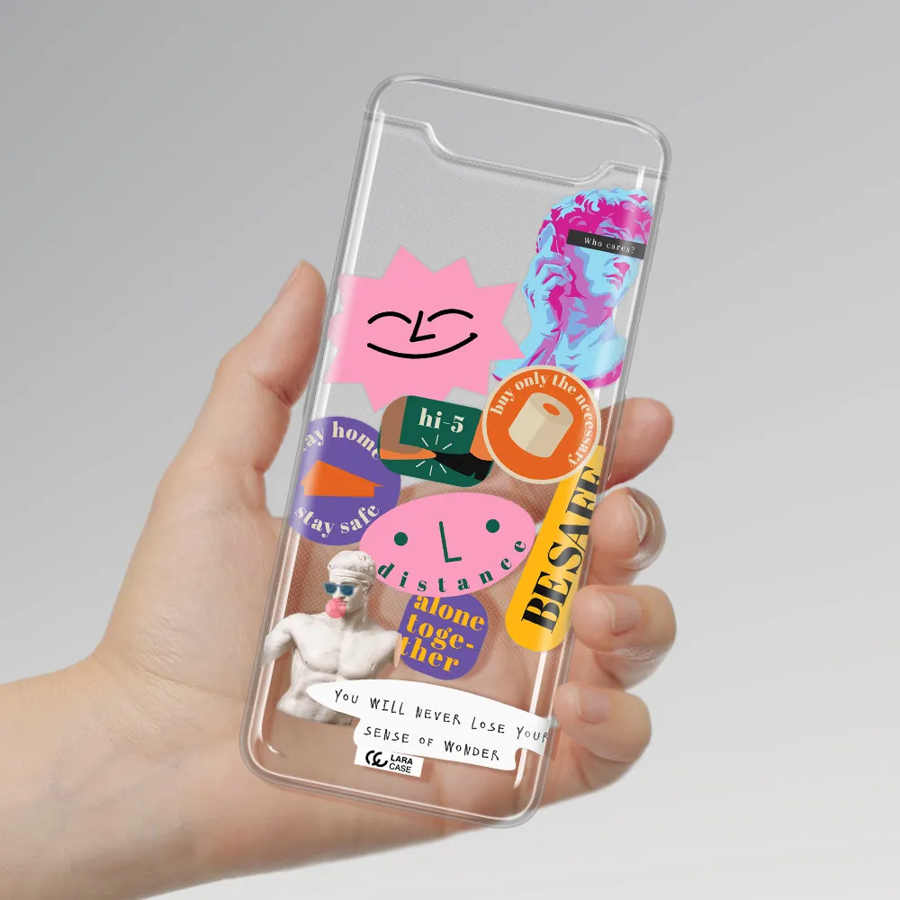 Be Safe Samsung A80 Clear TPU Case