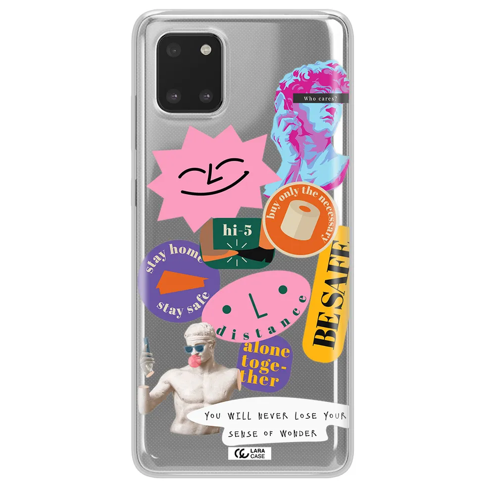 Be Safe Samsung A81 Clear TPU Case