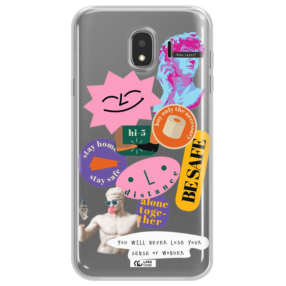 Be Safe Samsung J4 Clear TPU Case