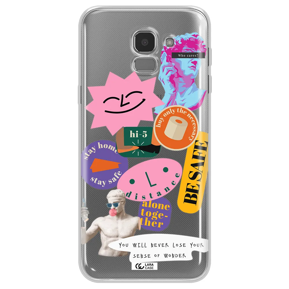 Be Safe Samsung J6 Clear TPU Case
