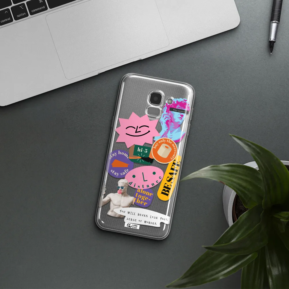 Be Safe Samsung J6 Clear TPU Case