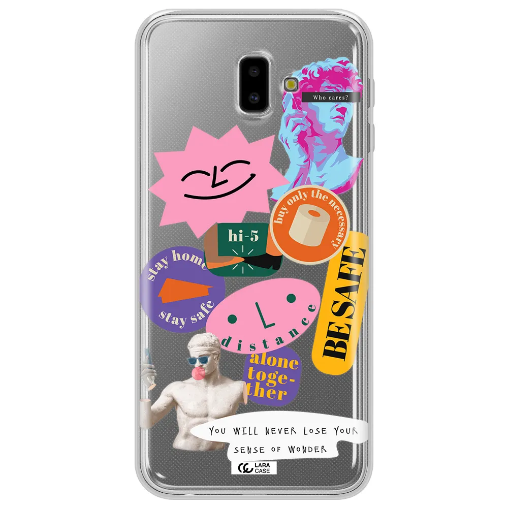 Be Safe Samsung J6 Plus Clear TPU Case
