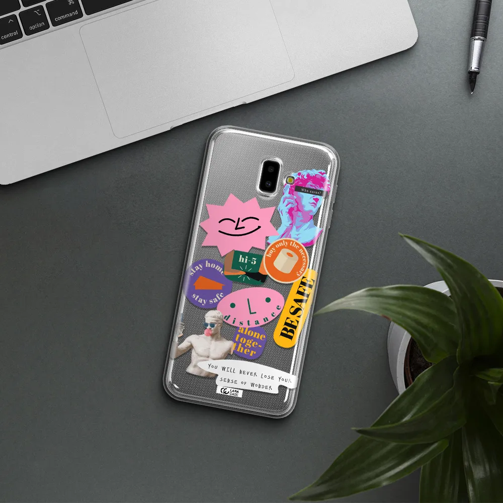 Be Safe Samsung J6 Plus Clear TPU Case