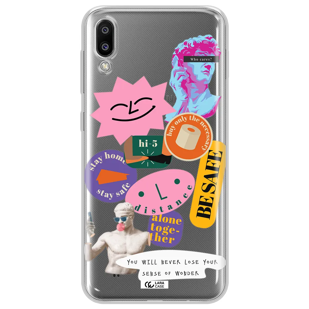 Be Safe Samsung M10 Clear TPU Case