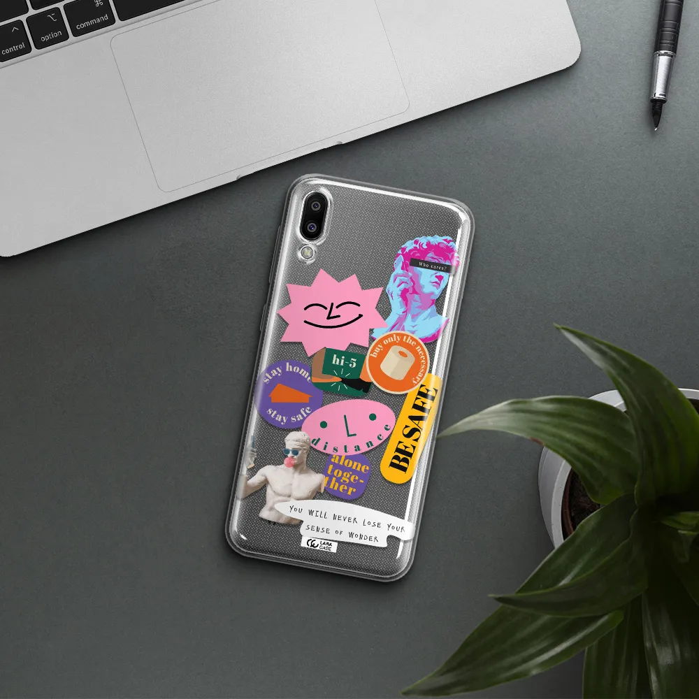 Be Safe Samsung M10 Clear TPU Case