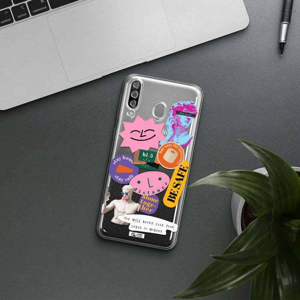 Be Safe Samsung M30 Clear TPU Case