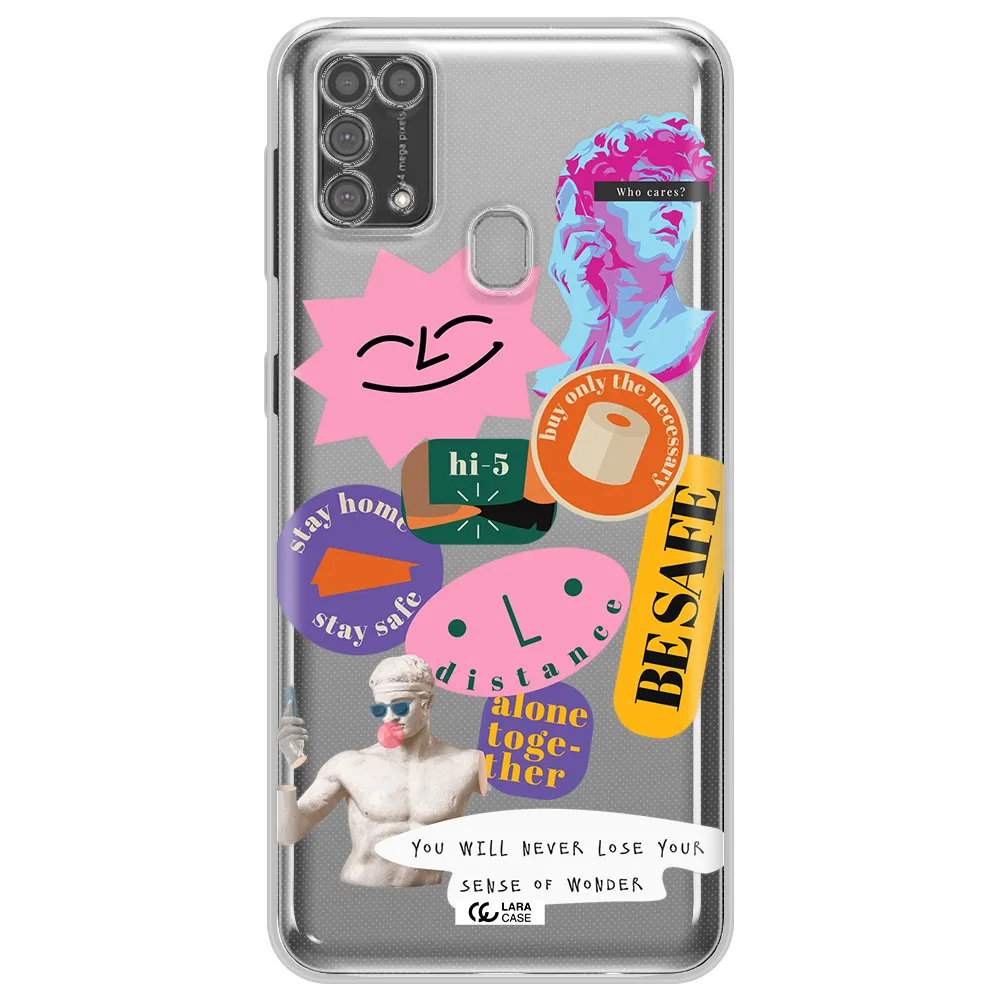 Be Safe Samsung M31 Clear TPU Case