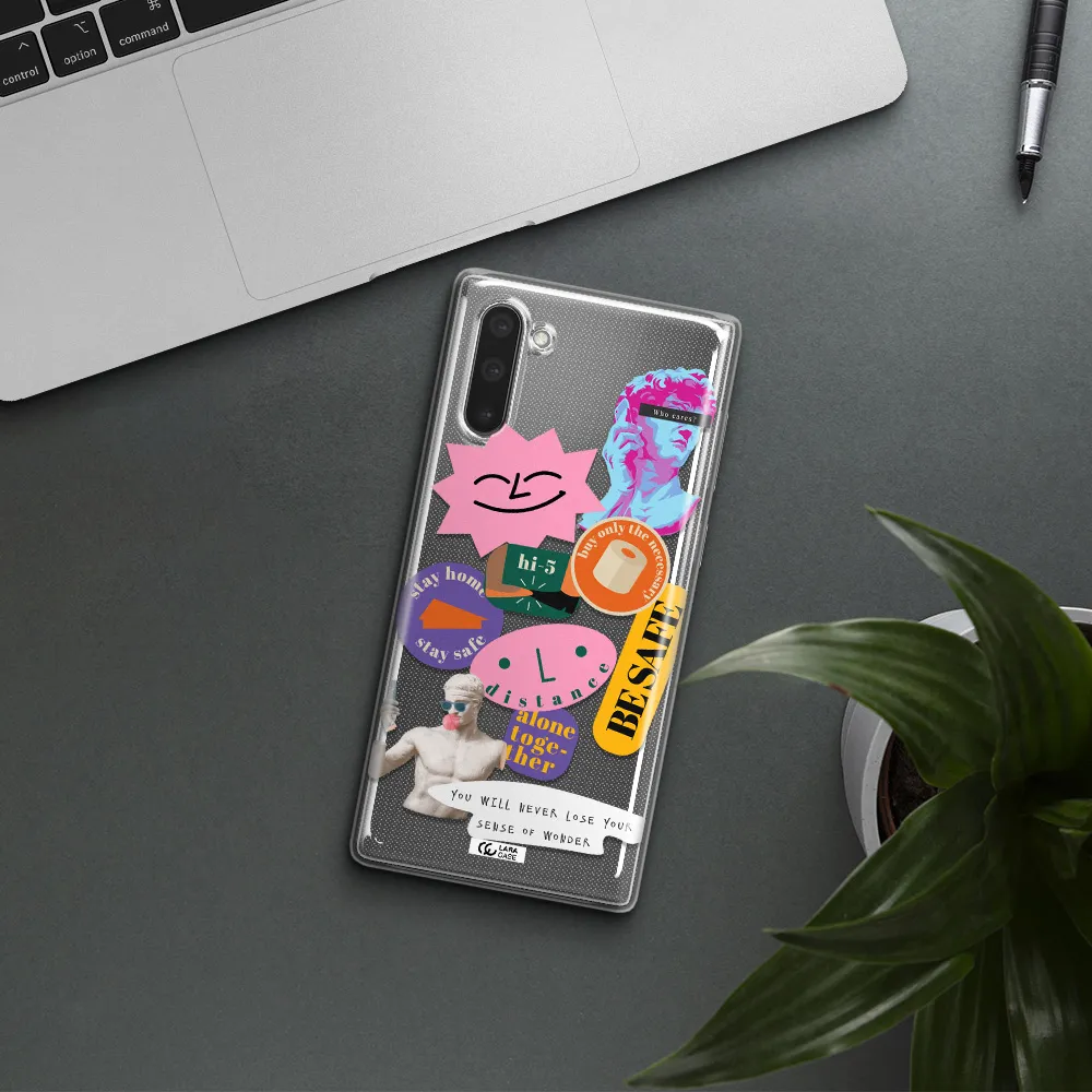 Be Safe Samsung Note 10 Clear TPU Case