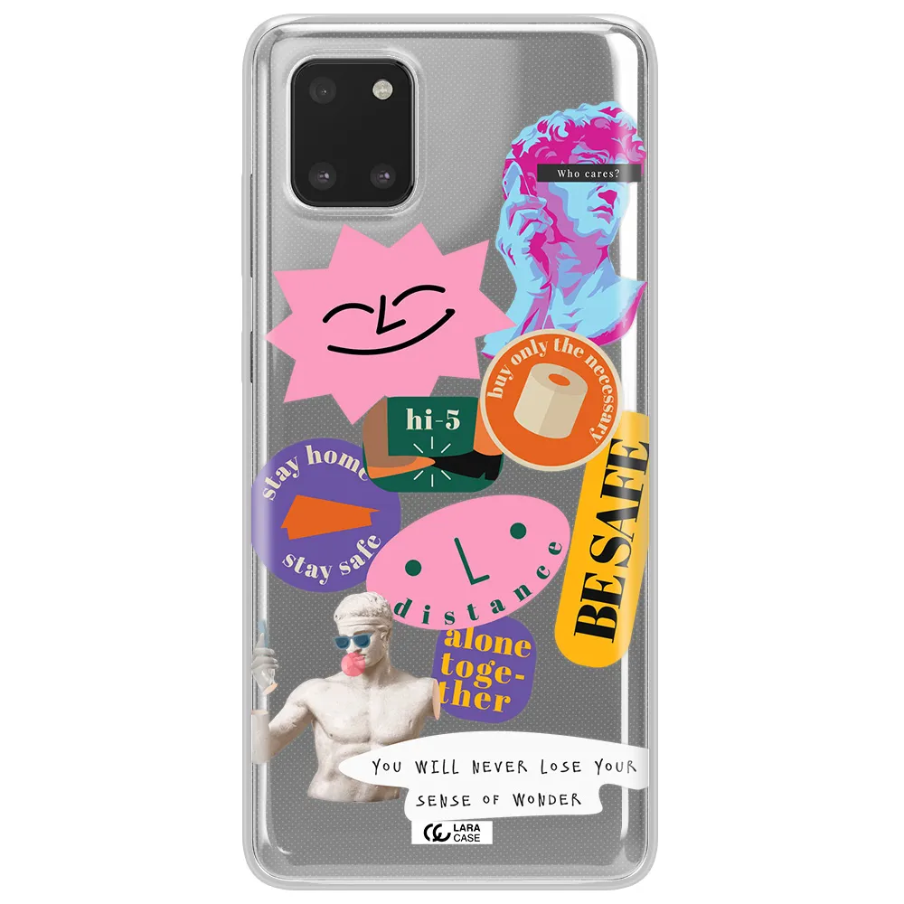 Be Safe Samsung Note 10 Lite Clear TPU Case