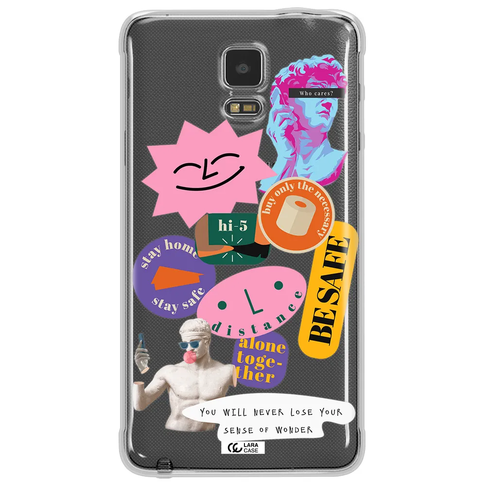 Be Safe Samsung Note 4 Clear TPU Case