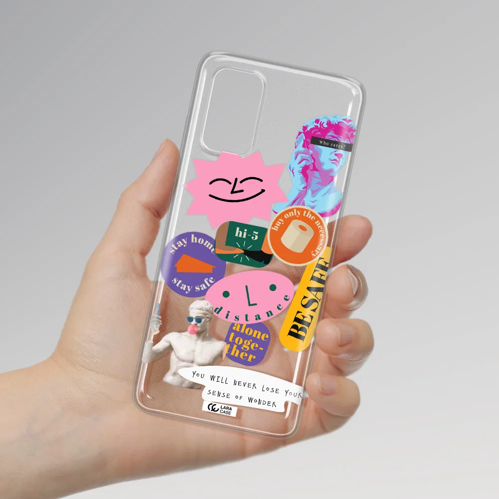 Be Safe Samsung S 20 Plus Clear TPU Case