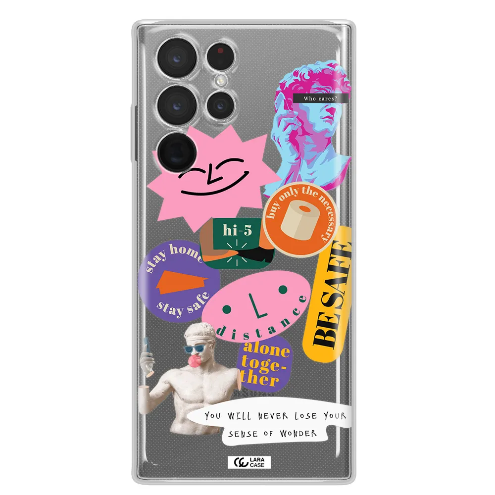 Be Safe Samsung S 22 Ultra Clear TPU Case