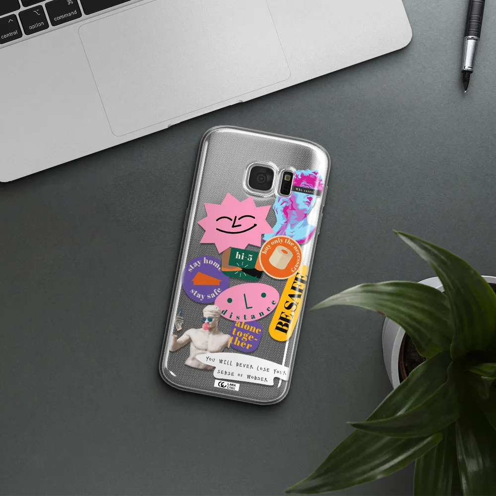 Be Safe Samsung S 7 Clear TPU Case