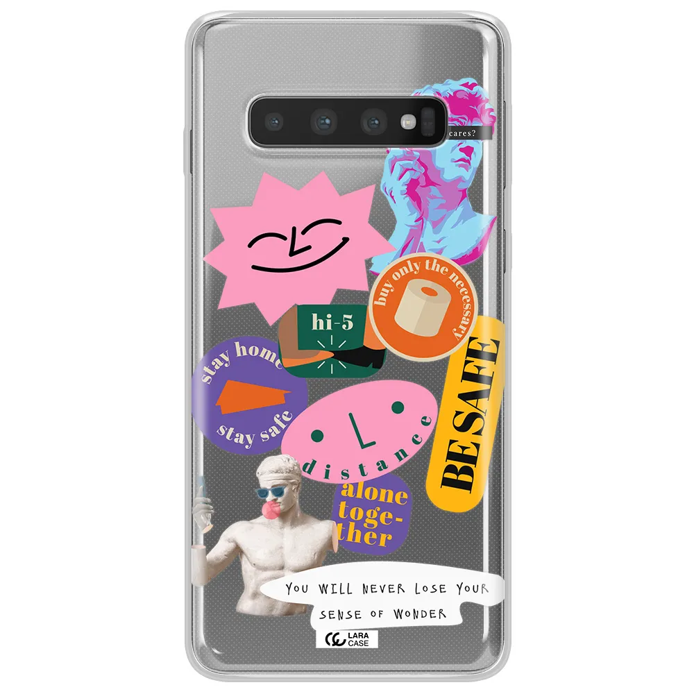 Be Safe Samsung S10 Clear TPU Case