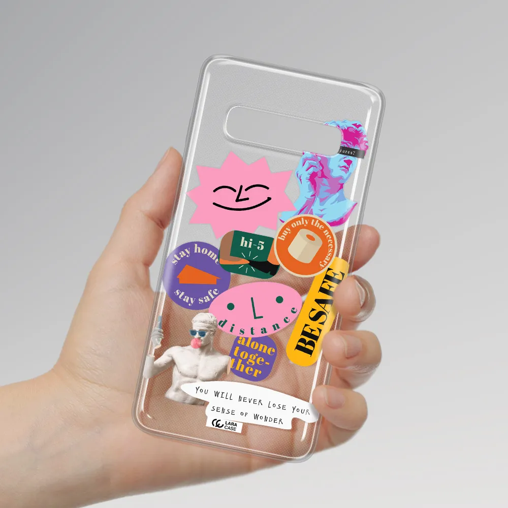 Be Safe Samsung S10 Clear TPU Case