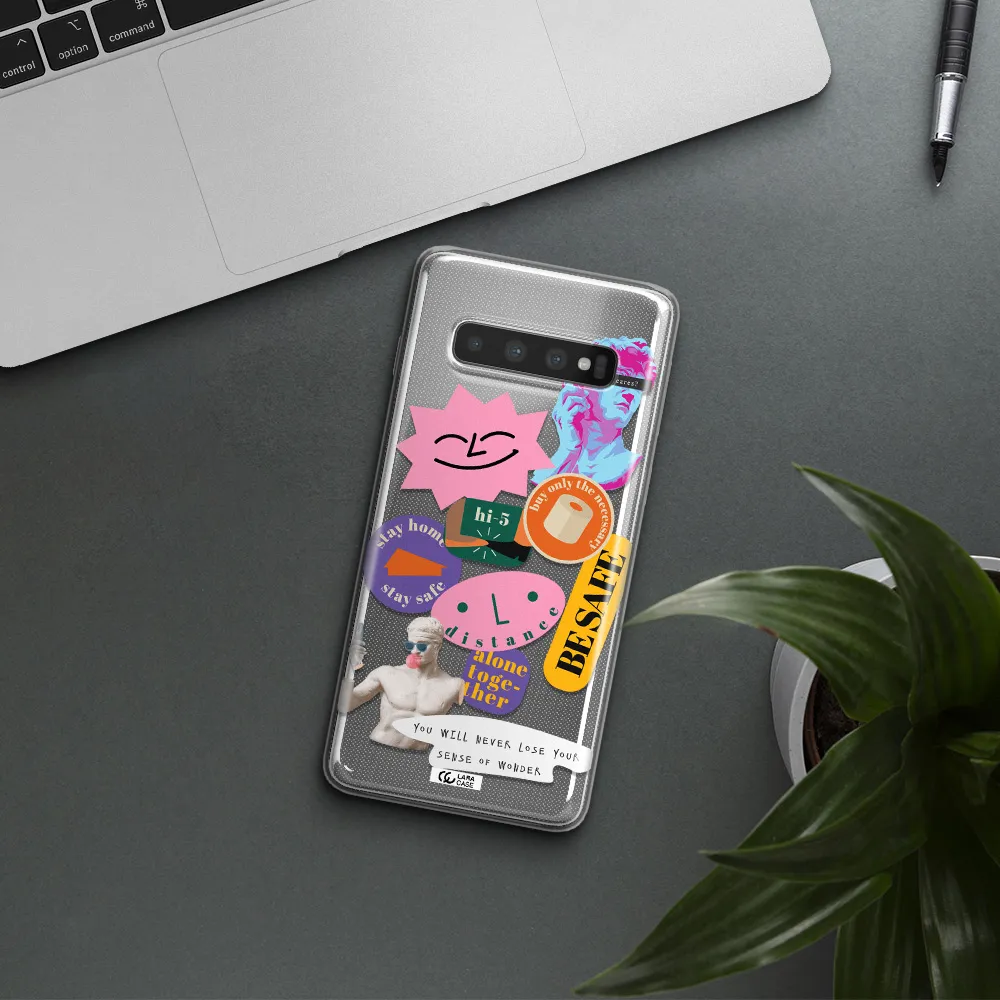 Be Safe Samsung S10 Clear TPU Case