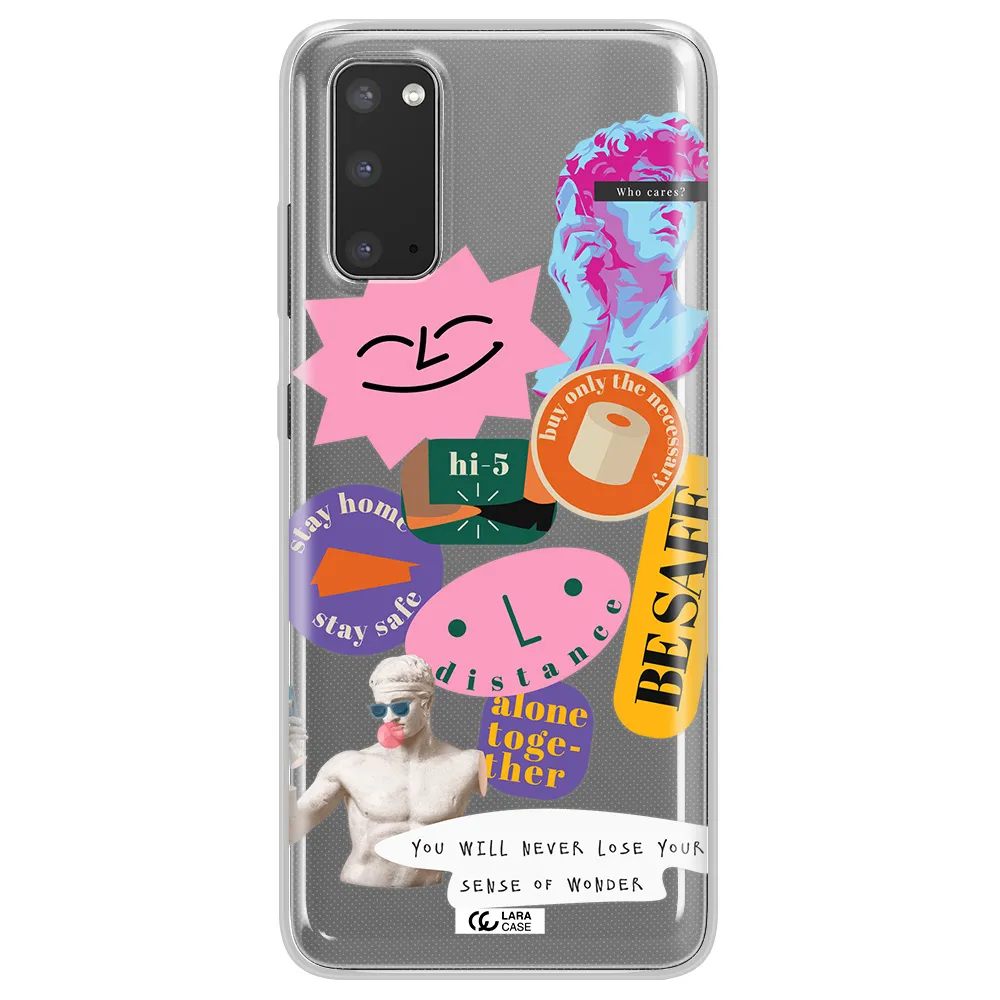 Be Safe Samsung S20 Clear TPU Case