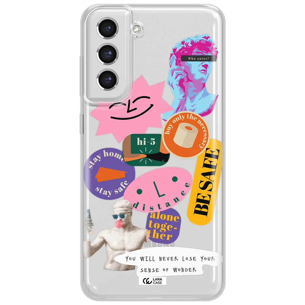 Be Safe Samsung S21 Fe Clear Tpu Case