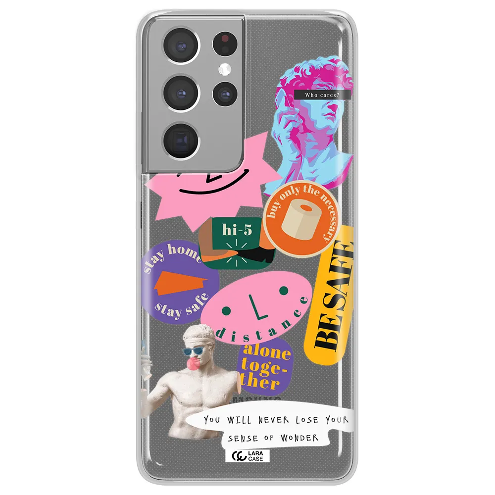 Be Safe Samsung S21 Ultra Clear TPU Case