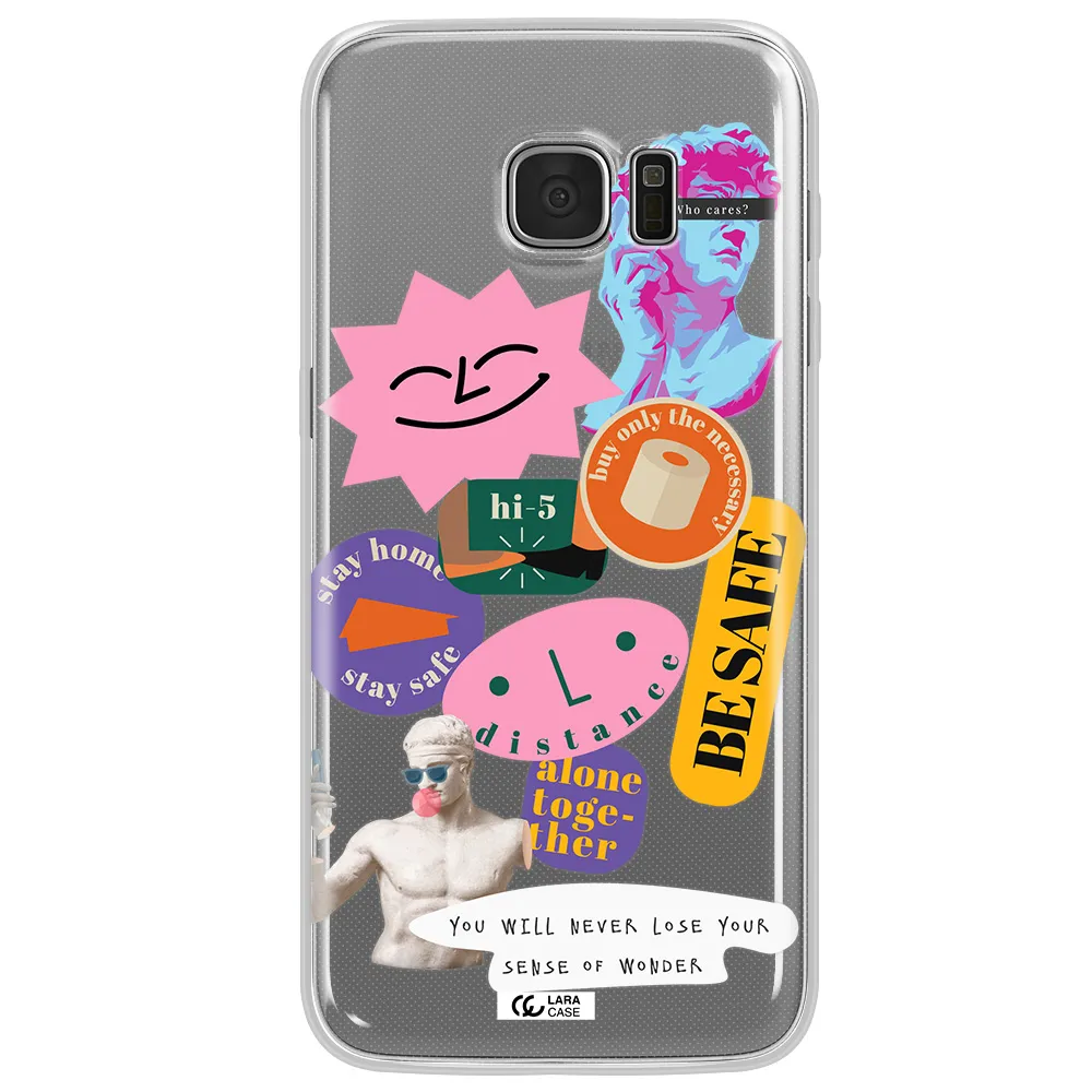 Be Safe Samsung S7 Edge Clear TPU Case