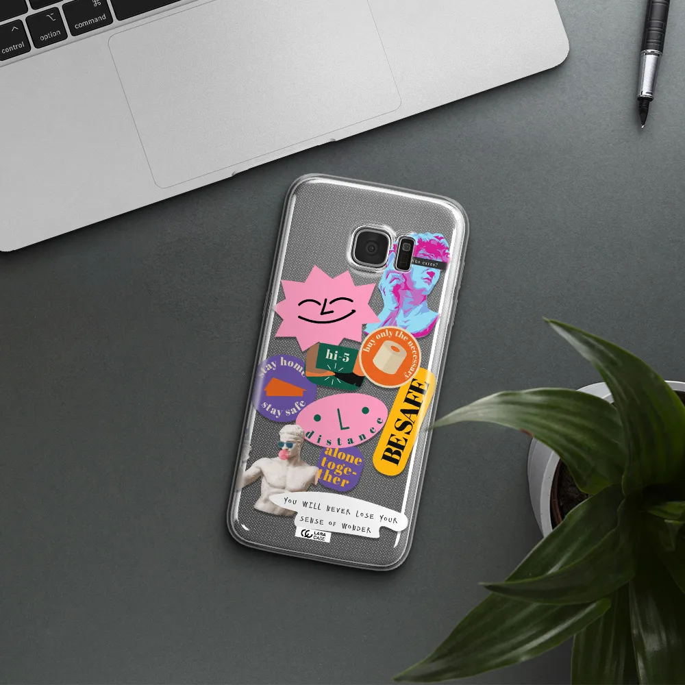 Be Safe Samsung S7 Edge Clear TPU Case