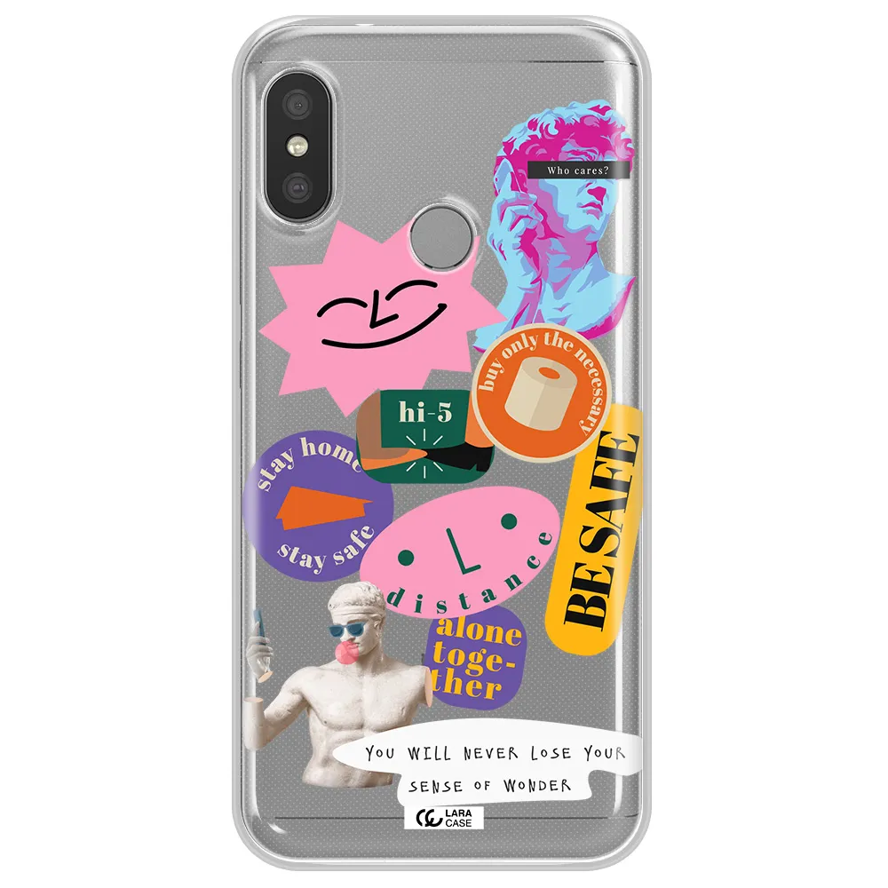 Be Safe Xiaomi Redmi 6 Pro Clear TPU Case