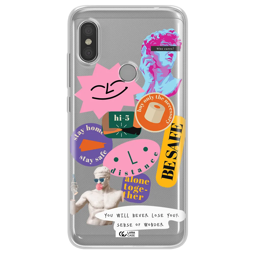 Be Safe Xiaomi Redmi Note 6 Pro Clear TPU Case