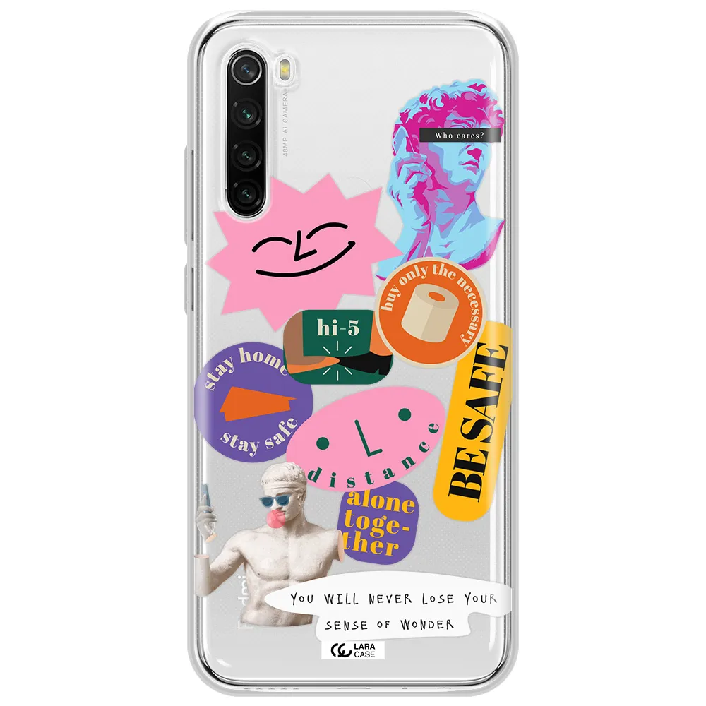 Be Safe Xiaomi Redmi Note 8T Clear Tpu Case