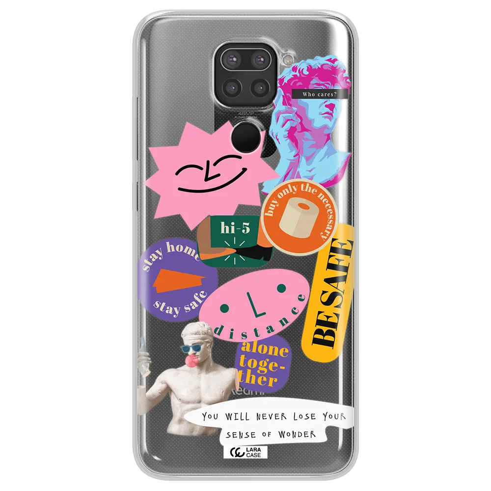 Be Safe Xiaomi Redmi Note 9 Clear TPU Case
