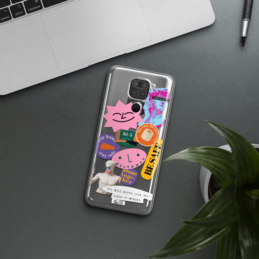 Be Safe Xiaomi Redmi Note 9 Clear TPU Case