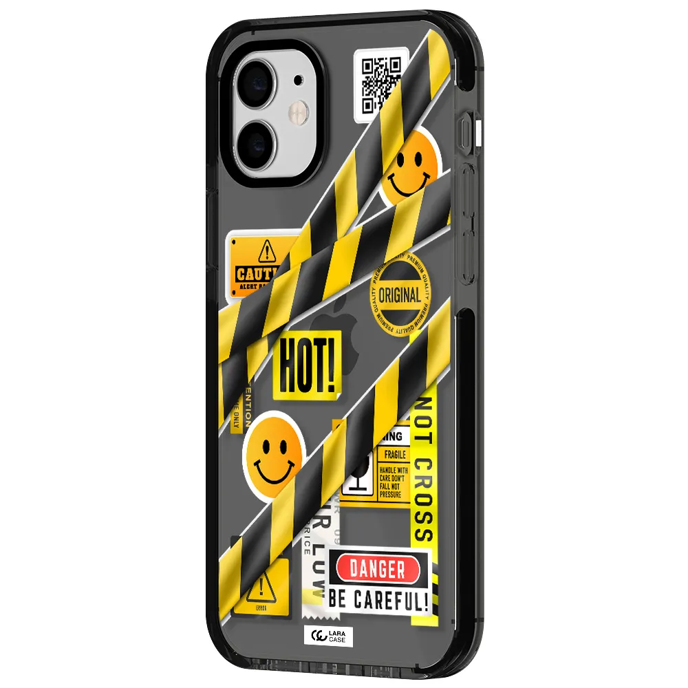 Be Careful Apple iPhone 11 impact Smoke Black Case