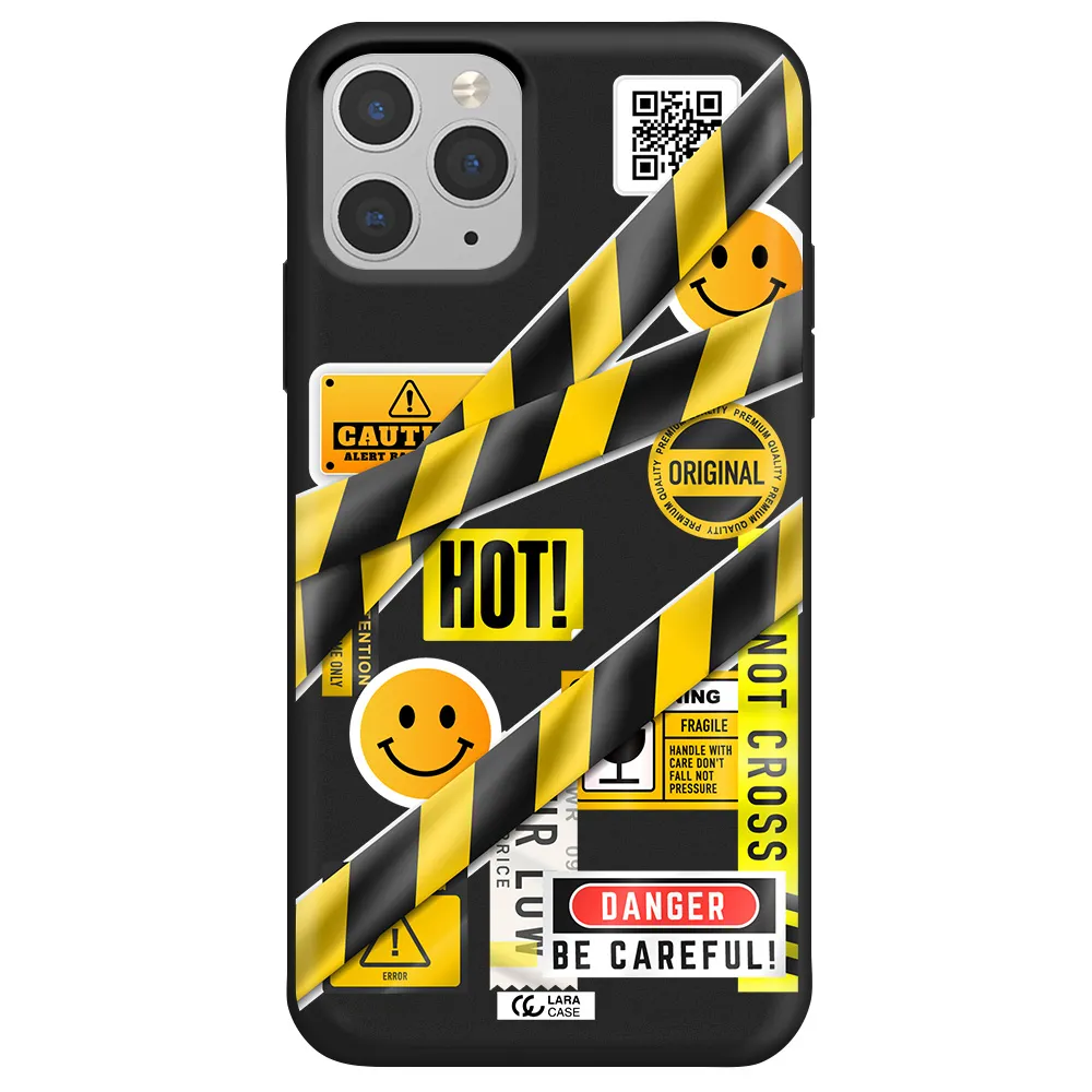 Be Careful Apple iPhone 11 pro Silicone black Case