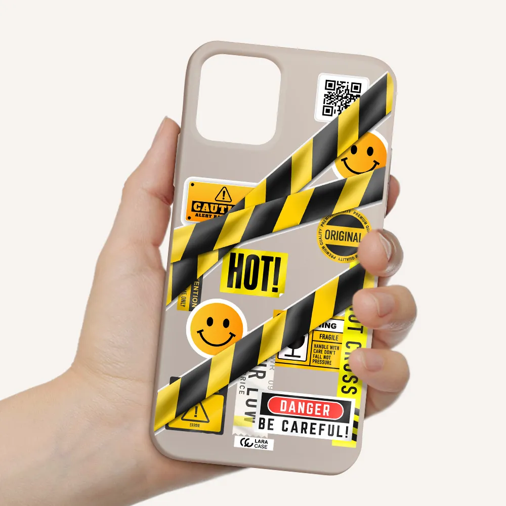 Be Careful Apple iPhone 11 pro Silicone Stone Case