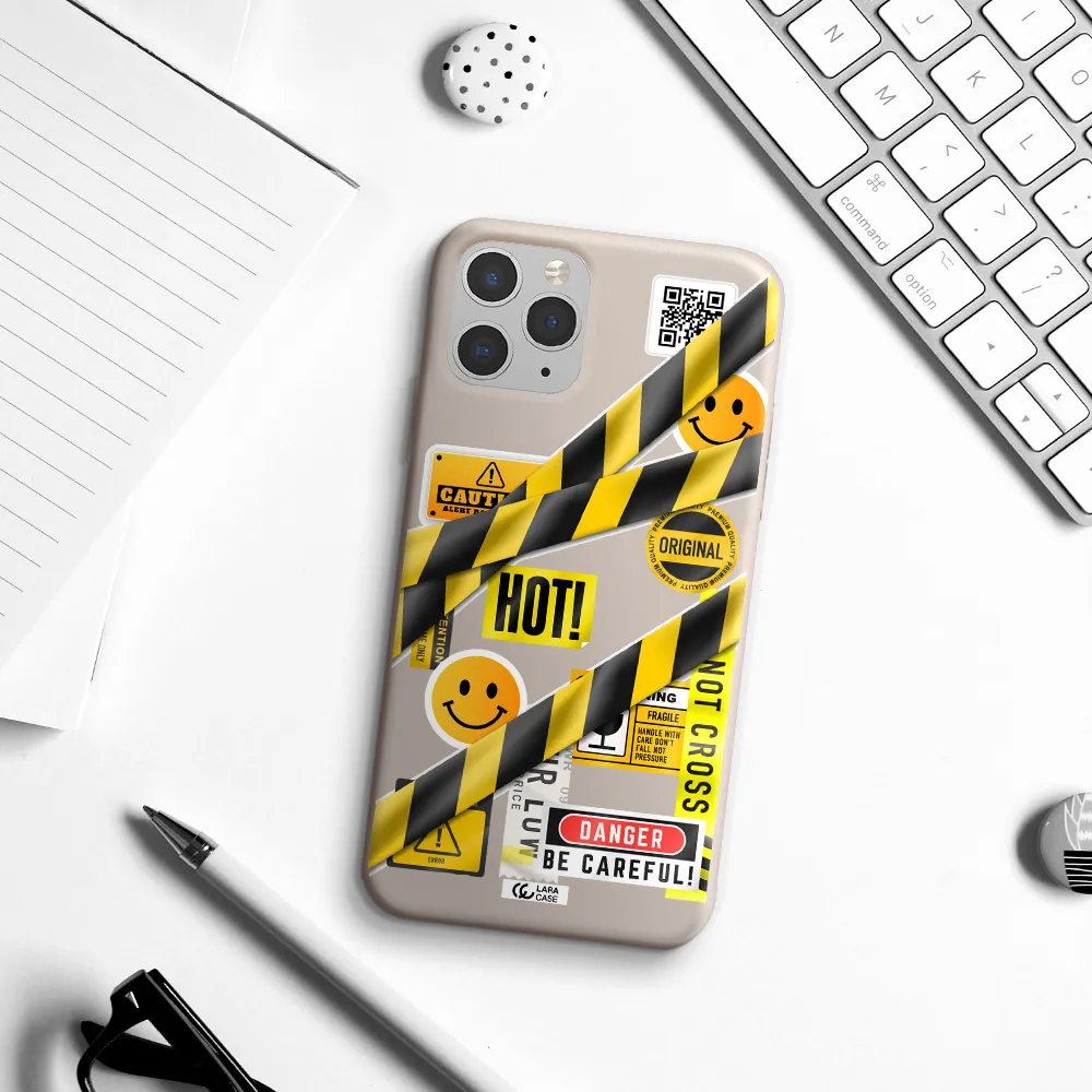 Be Careful Apple iPhone 11 pro Silicone Stone Case