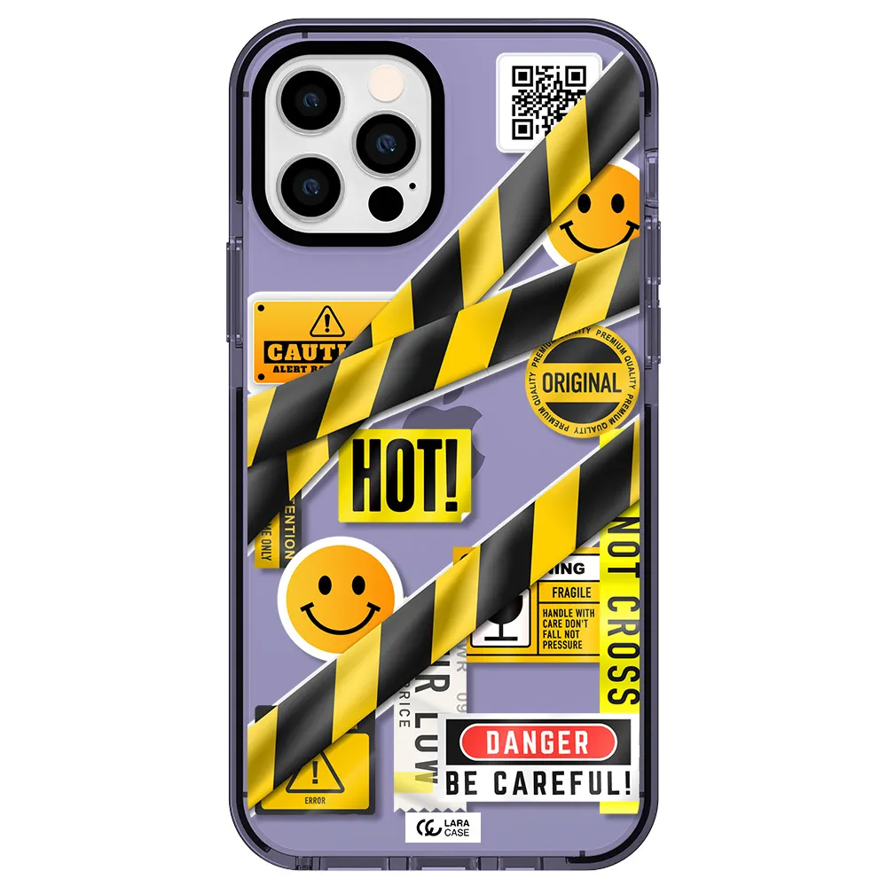 Be Careful Apple iPhone 12 pro impact Lilac Case