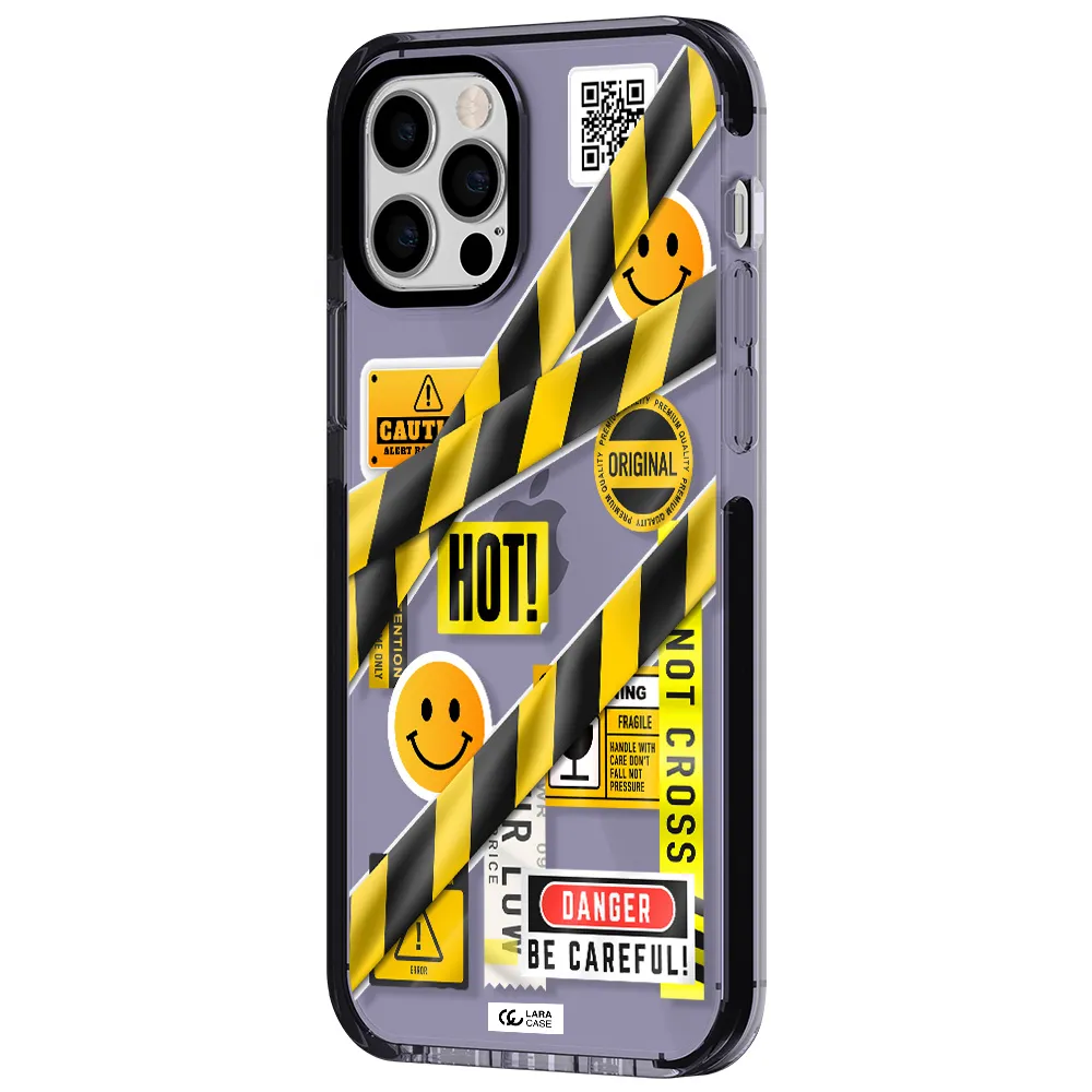 Be Careful Apple iPhone 12 pro impact Lilac Case