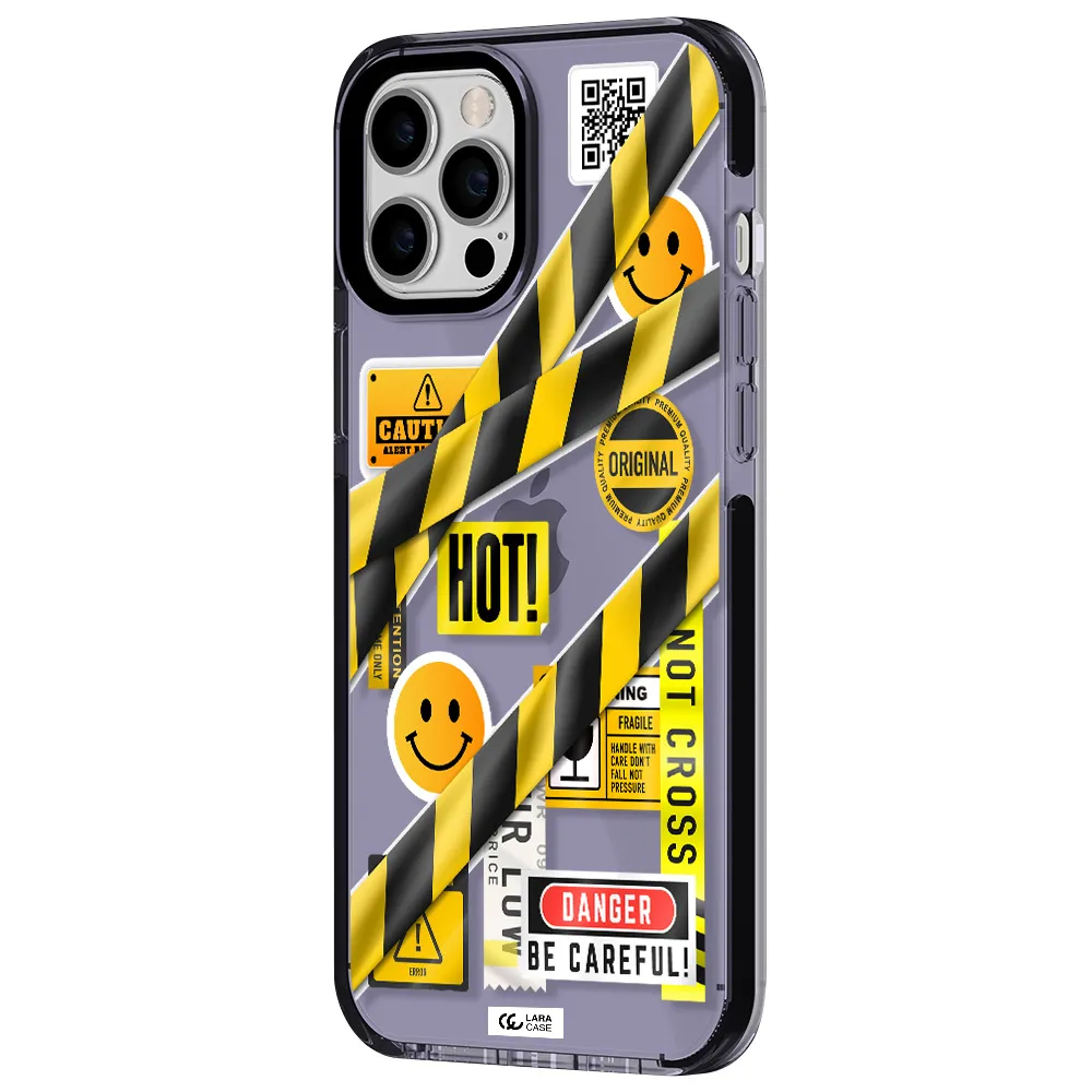 Be Careful Apple iPhone 12 pro max impact Lilac Case