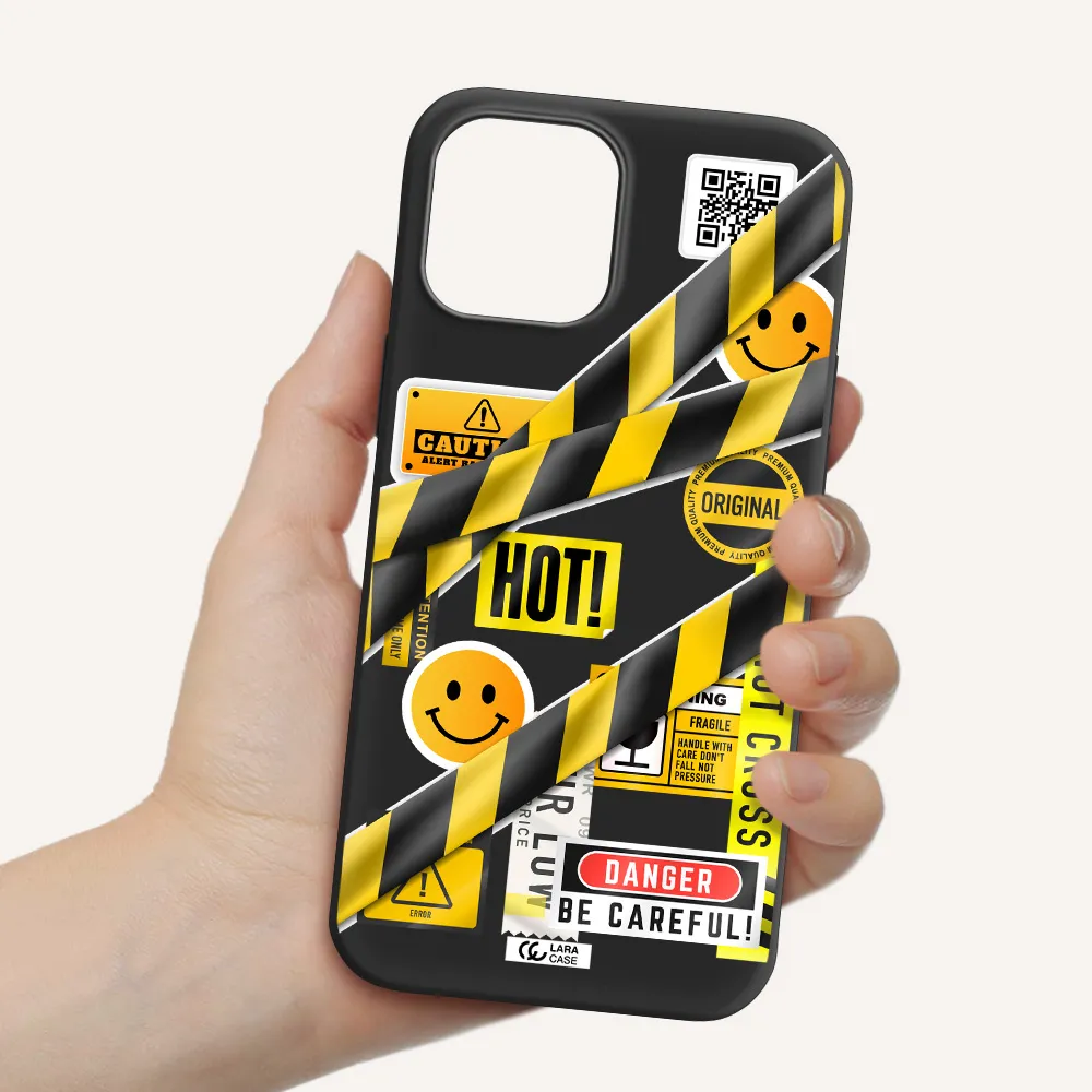 Be Careful Apple iPhone 12 pro Silicone black Case