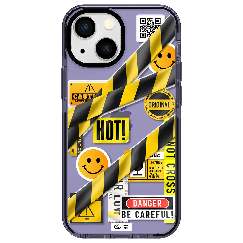 Be Careful Apple iPhone 13 mini impact Lilac Case